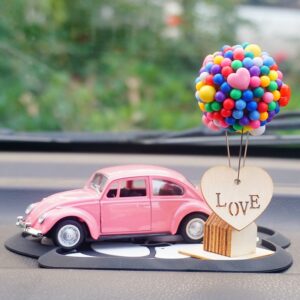 Mô hình xe và kinh khí cầu đặt Taplo đẹp mắt