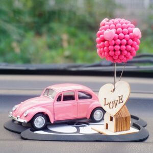 Mô hình xe và kinh khí cầu đặt Taplo đẹp mắt