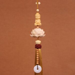 Dây treo xe ô tô Phật tọa hoa sen