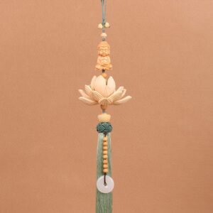 Khánh Phật tọa hoa sen decor xe hơi ý nghĩa