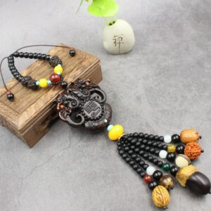 Dây treo xe ô tô Bầu Hồ Lô gỗ xoan đào