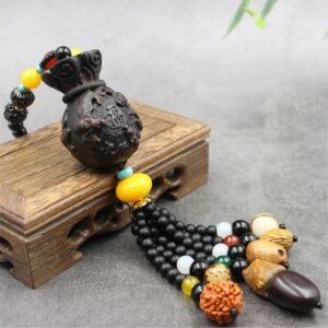 Dây treo xe ô tô Bầu Hồ Lô gỗ xoan đào