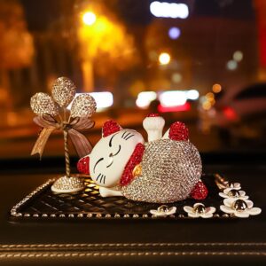 Đồ trang trí xe oto Mèo may mắn vẫy tay
