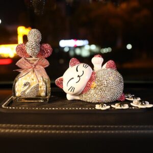 Đồ trang trí xe oto Mèo may mắn vẫy tay