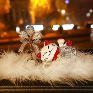 Đồ trang trí xe oto Mèo may mắn vẫy tay