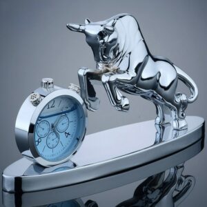 Đồ trang trí xe oto tượng trâu vàng phong thủy