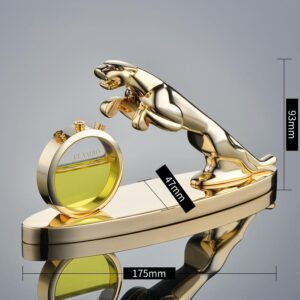 Tượng con báo để taplo oto độc đáo