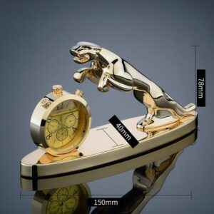 Tượng con báo để taplo oto độc đáo