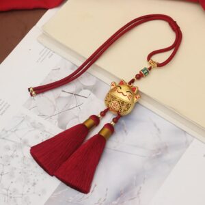 Khánh Treo Ô Tô Mèo Chiêu Phúc