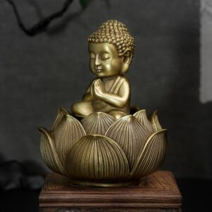 Tượng Phật An Nhiên Hoa Sen Taplo