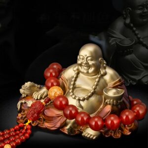 Tượng Phật Cười Sung Túc Để Taplo Ô Tô